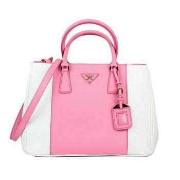 prada pink and white purse|pink leather Prada handbags.